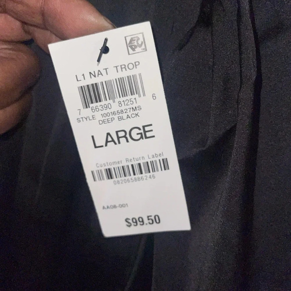 NWT 💕I.N.C. International Concepts Women's V-Neck Flutter-Sleeve Jumpsuit - Picture 5 of 5